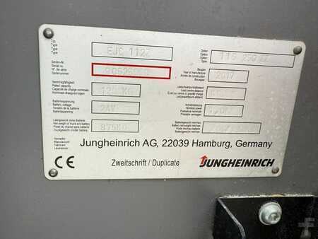 Hochhubwagen 2017  Jungheinrich EJC 112 Baujahr 2017Stunden 1455 Initialhub Freihub (7)