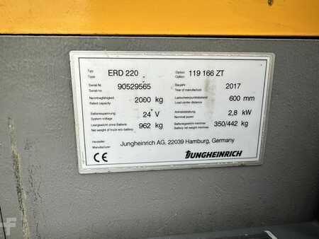 Apilador eléctrico 2017  Jungheinrich ERD 220 Baujahr 2017/HH 1660/Akku 2017 / Initialhub (4) 