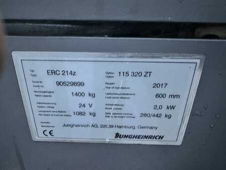Apilador eléctrico 2017  Jungheinrich ERC 214z Baujahr 2017 HH 3200 / AKKU 2017 (7)