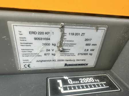 Apilador eléctrico 2017  Jungheinrich ERD 220 Baujahr 2017 HH 2,1M Stunden 8074 (5) 