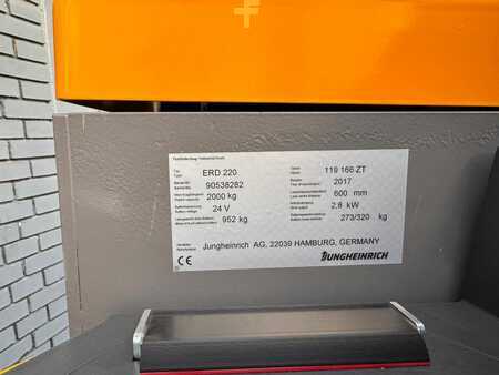 Magasemelésű béka 2017  Jungheinrich ERD 220 Baujahr 2017 /Jungstars***** Akku 2024 (4)