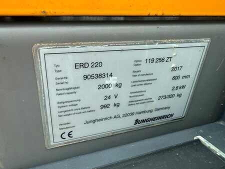 Magasemelésű béka 2017  Jungheinrich ERD 220 Baujahr 2017/HH 2,56M /Akku 2015 / Initialhub (6)