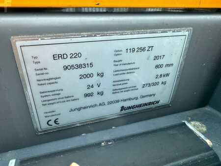 Magasemelésű béka 2017  Jungheinrich ERD 220 Baujahr 2017/HH 2,56M /Akku 2019 / Initialhub (5)
