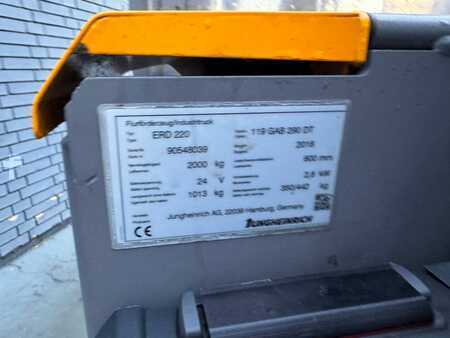 Magasemelésű béka 2018  Jungheinrich ERD 220 Baujahr 2018 /HH 2,9M /Std. 5617 Triplex (7)