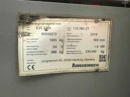 Pinontavaunu 2018  Jungheinrich EJC 216z Baujahr 2018 Akku 2023 Initialhub (5)