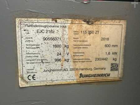 Pinontavaunu 2018  Jungheinrich EJC 216z Baujahr 2018 Akku 2023 Initialhub (6)