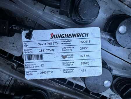 Ruční vysokozdvižný vozík 2018  Jungheinrich ERC 212 Baujahr 2018  Stunden 6625 HH 2900  (8)