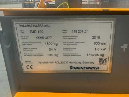Hochhubwagen 2019  Jungheinrich EJD 120 Baujahr 2019 Stunden 3186 HH 2010 (5)