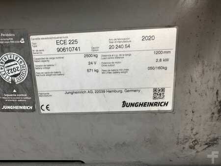Horizontal Order Pickers 2020  Jungheinrich ECE 225 Baujahr 2020/  Stunden 2572/ Forks 2,4M (3)