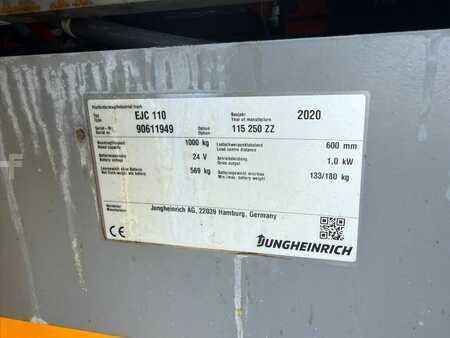 Apilador eléctrico 2020  Jungheinrich EJC 110 Baujahr 2020 HH 2,5M / Akku 2025 (6)