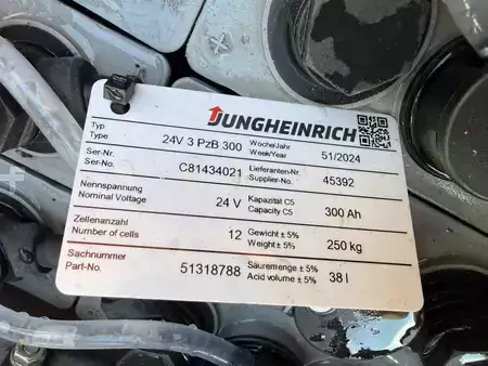 Stapelaars 2020  Jungheinrich EJC 112z Baujahr 2020 Hubhöhe 2900 Akku 2024 (7)