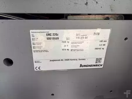 Stoccatori 2020  Jungheinrich ERC 220z Baujahr 2020 / HH 3,75M/ 2000kg TOP ZUSTAND (6)