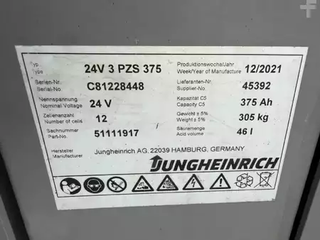 Pallet Stackers 2021  Jungheinrich ERC 216z Baujahr 2021  Stunden 1237 Akku 2021 (8)