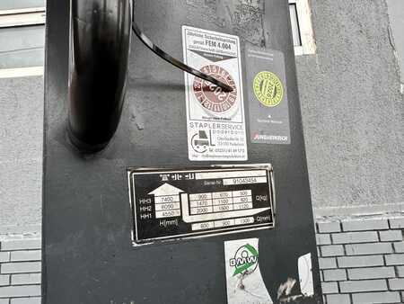 Schubmaststapler 2007  Jungheinrich ETV C 20 Baujahr 2007/ / HH 7,4 M Akku 2018 / Stunden 9774 (6)