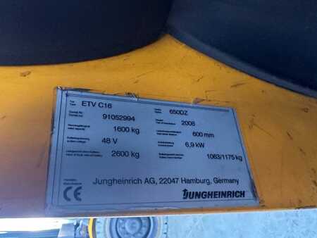 Schubmaststapler 2008  Jungheinrich ETV C 16 Baujahr 2008/ / HH 6,5 M Akku 2017 / Stunden 26038 (7)