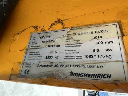 Reach Truck 2014  Jungheinrich ETV 214 Baujahr 2014 / Stunden 13278/ HH 10,70M (6)