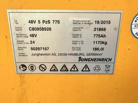 Schubmaststapler 2015  Jungheinrich ETV 214 Baujahr 2015 / Stunden 7542  / HH 9410  (10) 