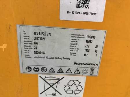 Schubmaststapler 2016  Jungheinrich ETV 214 Baujahr 2016 / Stunden 14643/ HH 9,20M (7)