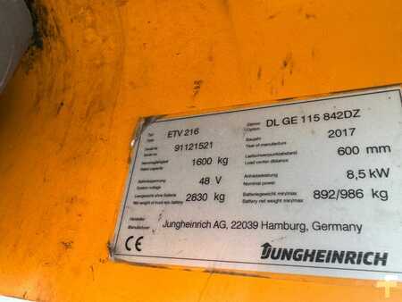 Skjutstativtruck 2017  Jungheinrich ETV 216 Baujahr 2017 / HH 8,42M /Akku 2023 (10)