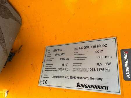 Skjutstativtruck 2017  Jungheinrich ETV 216 Baujahr 2017 / HH 9,92M /Kamera (5)