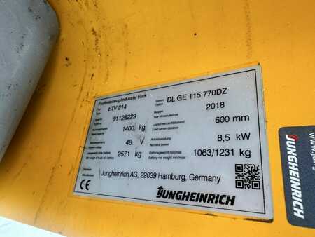 Jungheinrich ETV 214 Baujahr 2018/ HH 7700M /  TOP ZUSTAND/ Hours 5932