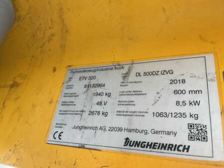 Retraky 2018  Jungheinrich ETV 320 Baujahr 2018 / HH 5,0M / Akku 2018 / IZVG (6)