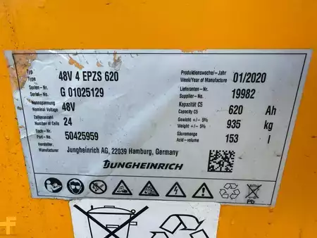 Työntömastotrukki 2020  Jungheinrich ETV 320 Baujahr 2020 Hubhöhe 6200 stunden 5196 (7)