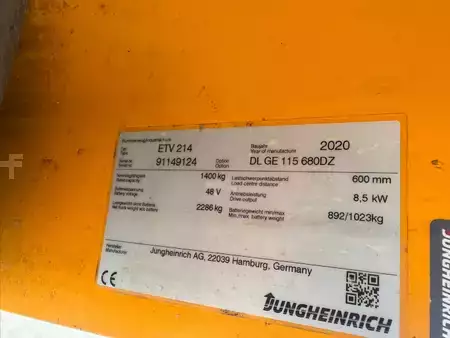 Carrelli retrattili 2020  Jungheinrich ETV 214 Baujahr 2020 / Stunden 8389 HH 6800 (6)