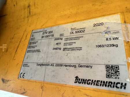 Reachtrucks 2020  Jungheinrich ETV 320 Baujahr 2020 / HH 5,0M / Akku 2020  (8)