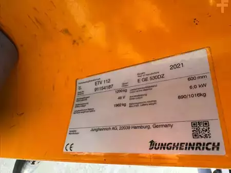 Retráctil 2021  Jungheinrich ETV 112 Baujahr 2021 / Stunden 4257 TOP ZUSTAND (5)