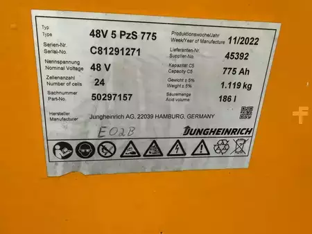 Työntömastotrukki 2022  Jungheinrich ETV 320 Baujahr 2022 / HH 5,0M / Akku 2022 / IZVG (10)