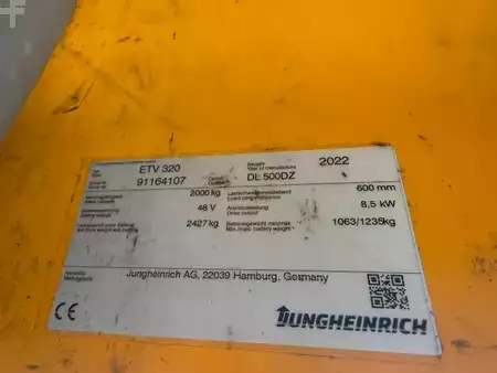 Työntömastotrukki 2022  Jungheinrich ETV 320 Baujahr 2022 / HH 5,0M / Akku 2022 / IZVG (5)