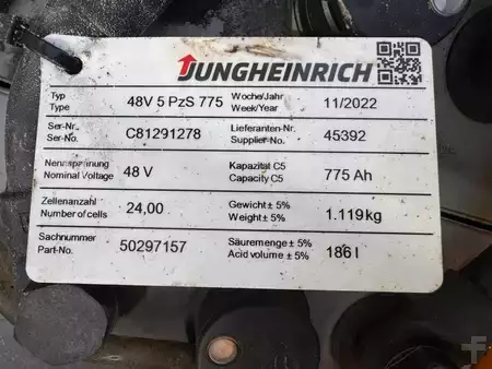 Työntömastotrukki 2022  Jungheinrich ETV 320 Baujahr 2022 / HH 5,0M / Akku 2022 / IZVG (9)