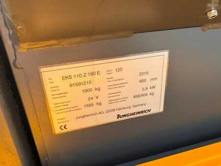 Vertikální vychystávací vozík 2015  Jungheinrich EKS 110 Baujahr 2015 / HH 1800 / Stunden 4649 (4)