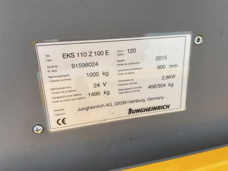 Vertikální vychystávací vozík 2015  Jungheinrich EKS 110 Baujahr 2015  Stunden 3910 2x vorhanden (4)