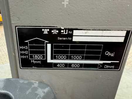 Vertikální vychystávací vozík 2016  Jungheinrich EKS 110 Baujahr 2016 / HH 1800 / Stunden 779 (5)