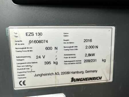 Vetotrukki 2016  Jungheinrich EZS 130 Baujahr 2016 Stunden 5293 Schlepper (3) 
