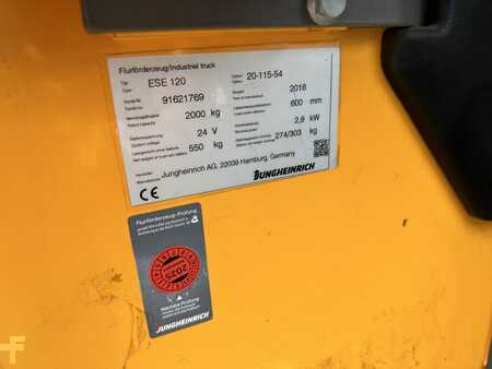 Recogepedido horizontal 2018  Jungheinrich ESE 120 Baujahr 2018/ Stunden 3132/ 2000 KG (4)