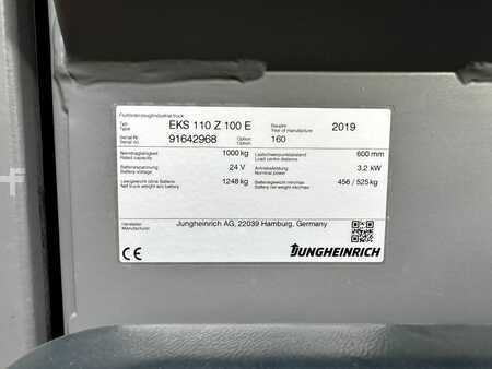 Vertikální vychystávací vozík 2019  Jungheinrich EKS 110 Z Baujahr 2019 Stunden 2414/ 1,8 M / TOP ZUSTAND (5) 