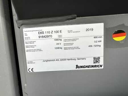 Preparador de pedidos vertical 2019  Jungheinrich EKS 110 Z Baujahr 2019 Stunden 2738/ 1,8 M / TOP ZUSTAND (5) 