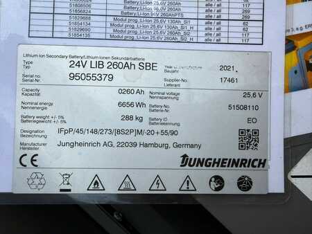 Gerbeurs 2021  Jungheinrich ERC 216 Baujahr 2021Stunden 1769 Akku Bj 2021 (9)