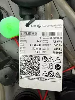 Nízkozdvižný vozík 2015  Jungheinrich ERE 120 Baujahr 2015 Akku 2018 Gabellänge 1150 (5)