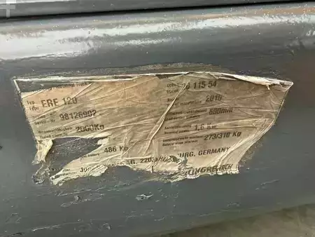 Nízkozdvižný vozík 2015  Jungheinrich ERE 120 Baujahr 2015 Akku 2018 Gabellänge 1150 (7)