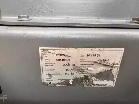 Porta-paletes elétrico 2016  Jungheinrich ERE 120 Baujahr 2016 Akku 2020 Gabellänge 1150 (3)