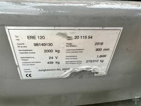 Jungheinrich ERE 120 Baujahr 2016 Stunden 5213 Akku 2016