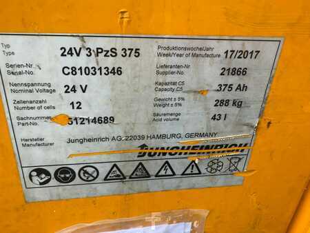 Nízkozdvižný vozík 2017  Jungheinrich ERE 125 Baujahr 2017 Akku 2017 Gabellänge 1600 (6)