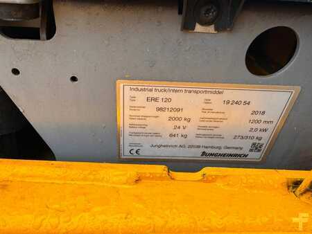 Horizontális komissiózó 2018  Jungheinrich ERE 120 Baujahr 2018 Akku 2017 Gabellänge 2400 (6)