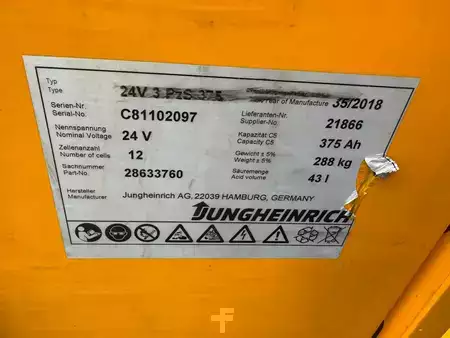 El-pallevogn 2018  Jungheinrich ERE 120 Baujahr 2018 Akku 2018 Gabellänge 1150 (7)