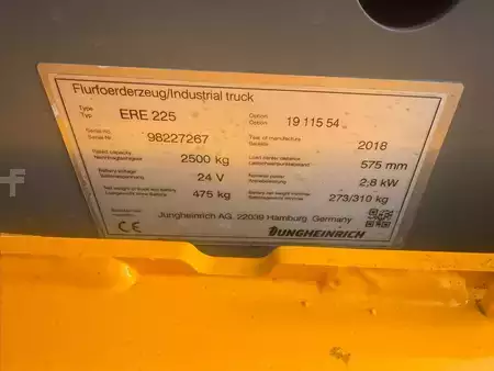 Recogepedido horizontal 2018  Jungheinrich ERE 225 Baujahr 2018 Akku 2018 Stinden 1745 (5)