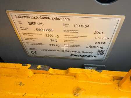 Nízkozdvižný vozík 2019  Jungheinrich ERE 125 Baujahr 2019 Akku 2019 Gabellänge 1150 (4)